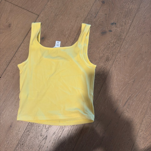 ATHLETA Signature Rib Square Neck Crop Tank - Picture 3 of 4